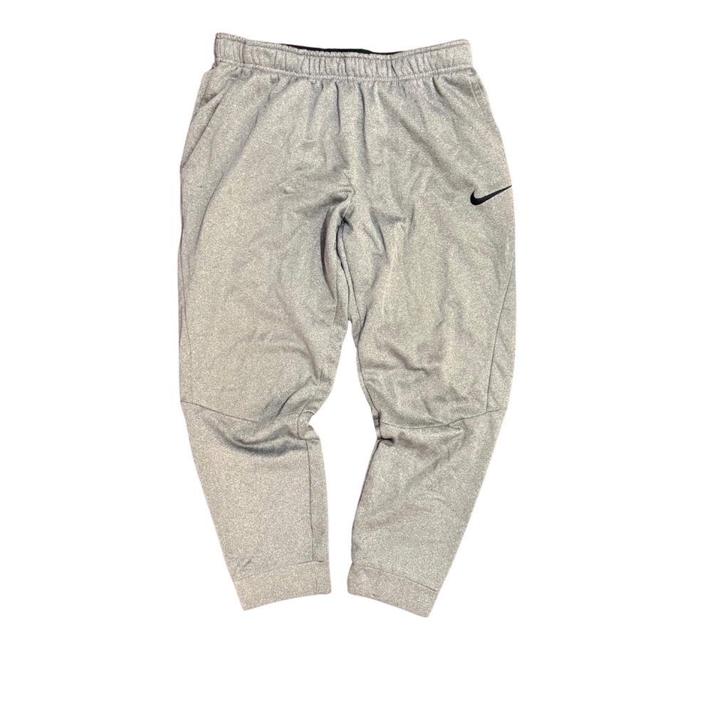 Nike Therma-FIT Training Pants Men’s Large Grey Tapered Gym Sweatpants